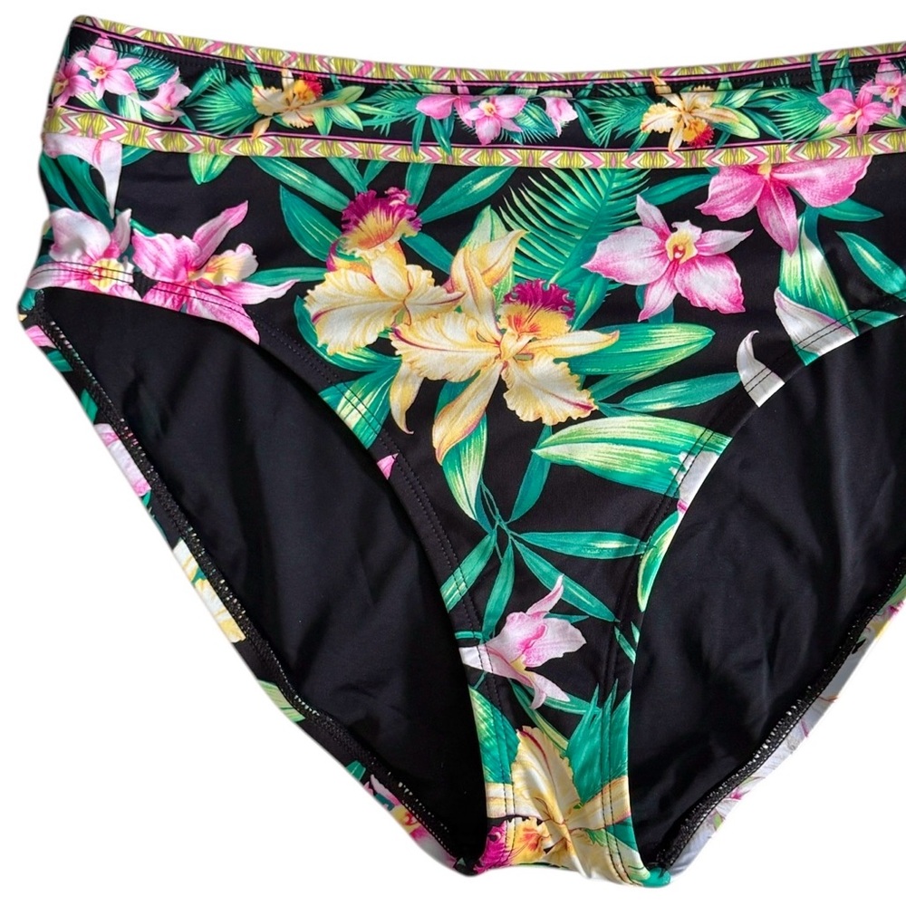Tommy Bahama Orchid Garden High Waist Bottom - Picture 3 of 10